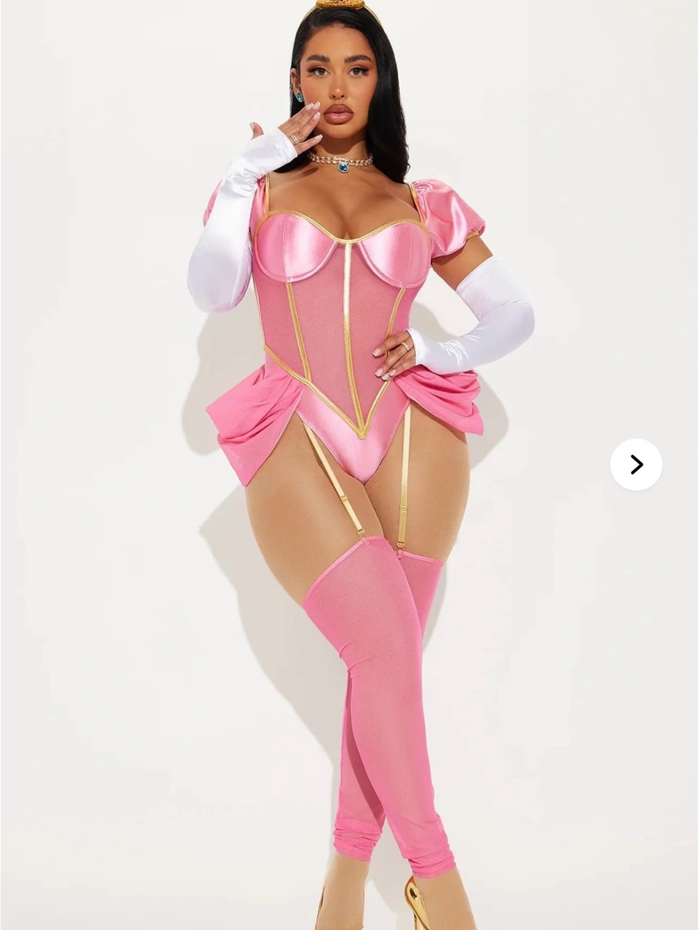 Video Game Princess 6 Piece Halloween Costume, New with original packaging / tag